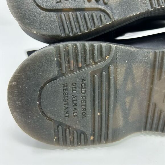 Dr. Martens Flora Smooth Black Leather Chelsea Boots Size 7 Slip-On Design - Picture 12 of 15